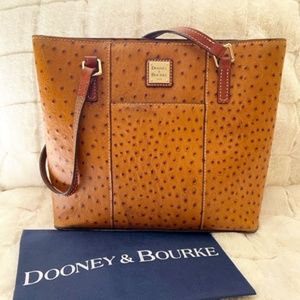 DOONEY & BOURKE Ostrich Collection Small Lexington Bag